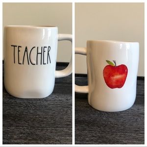 Rae Dunn 2 sided TEACHER mug